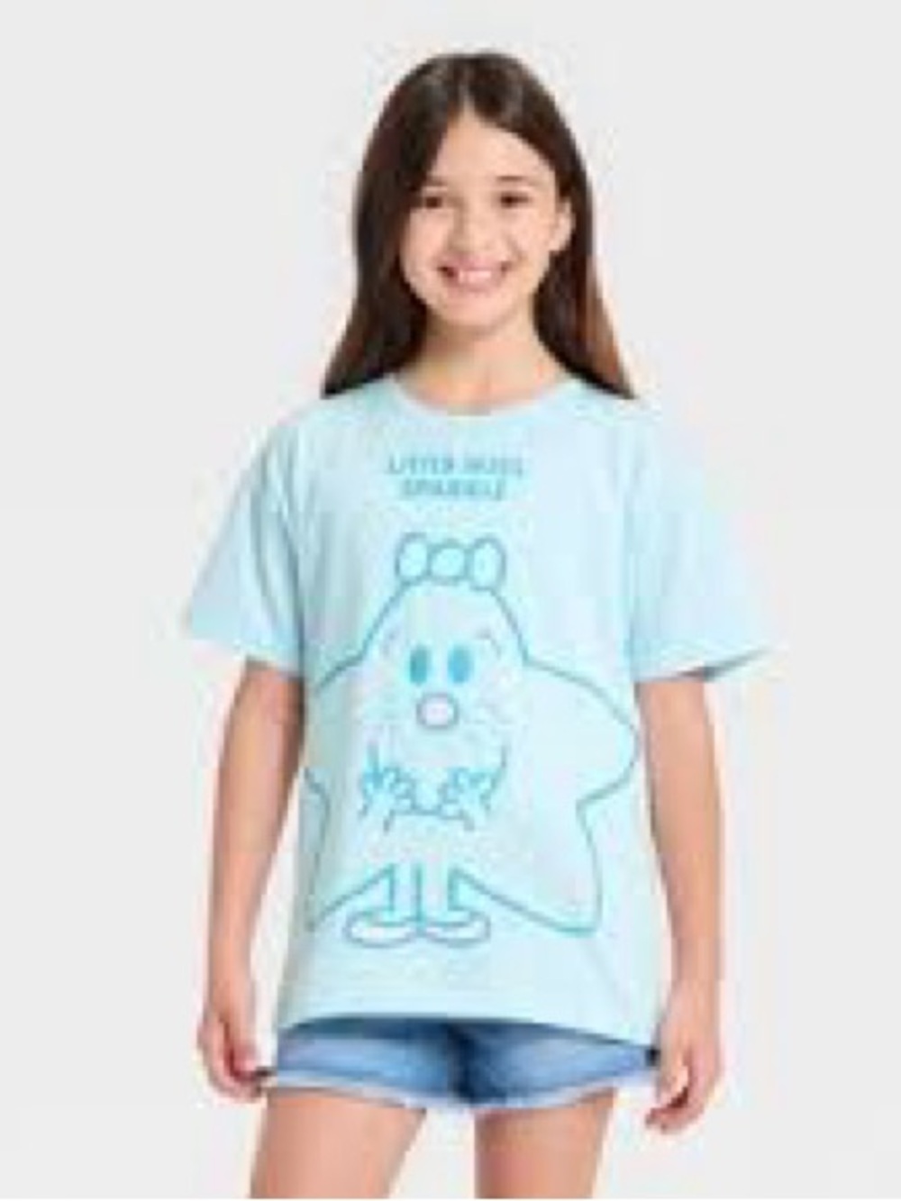 Target Light Blue Kids Star Character Graphic Tee